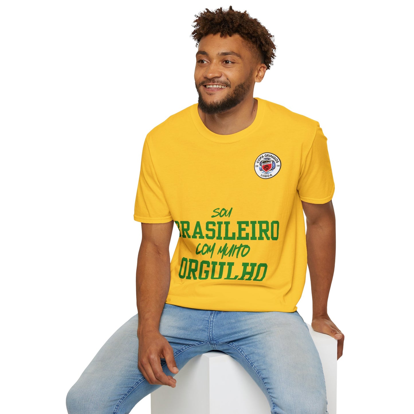 Copa Gringos - Brazil Fan shirt Proudly Brazilian Unisex T-Shirt